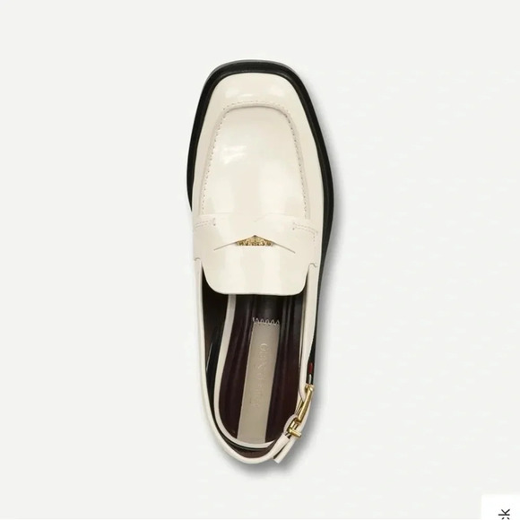 NEW Franco Sarto Giada Slingback Loafer Heel in Vanilla Sky (Cream) - 8 - Picture 3 of 8